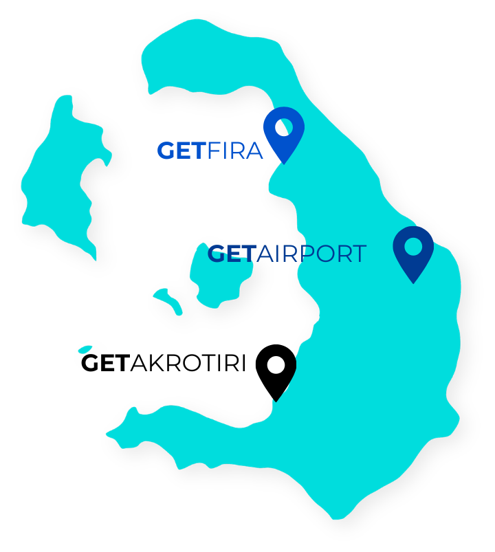 ATV Tours Santorini Locations Map